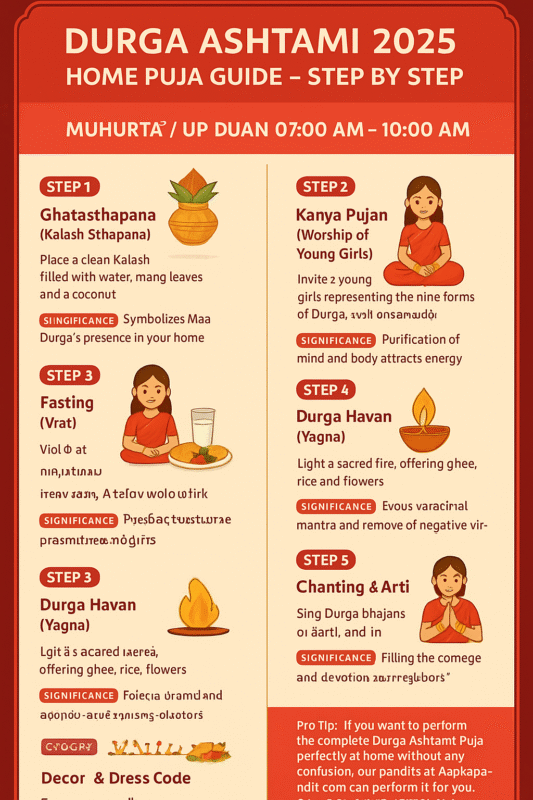 Durga Ashtami 2025 Importance & Rituals