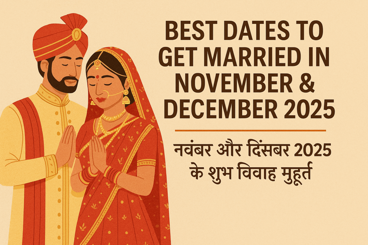 Best dates to get married in november 2025