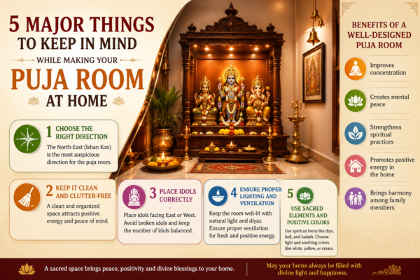 5 Things to Remember While Making Home Mandir